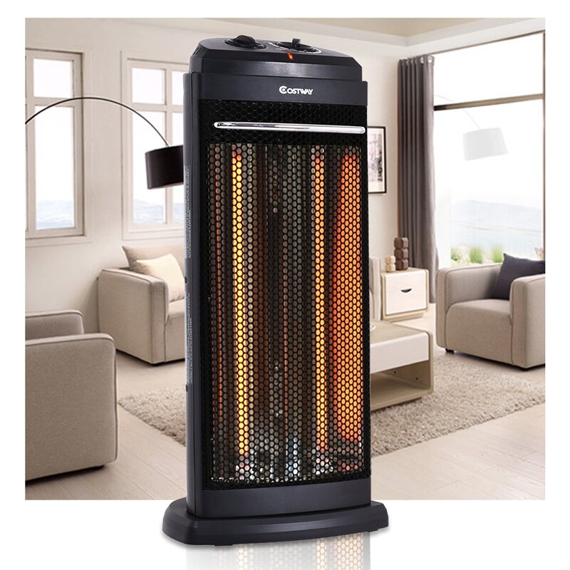 Setemi 1 500 Watt Electric Infrared Convection Tower Heater Wayfair   1%252C500 Watt Electric Infrared Convection Tower Heater 